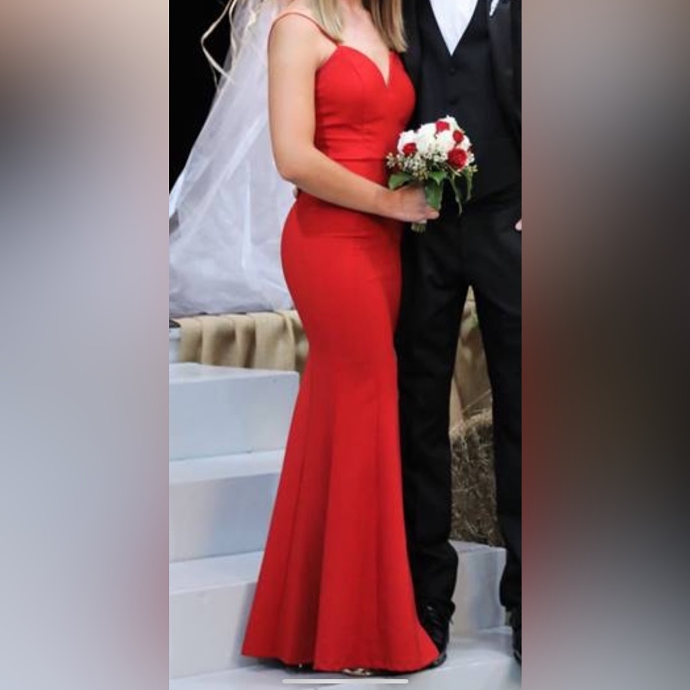 Red Evening Gown